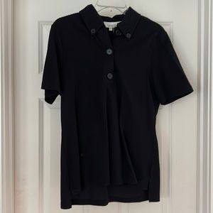 Tyler Boe Black Polo Top Size Medium